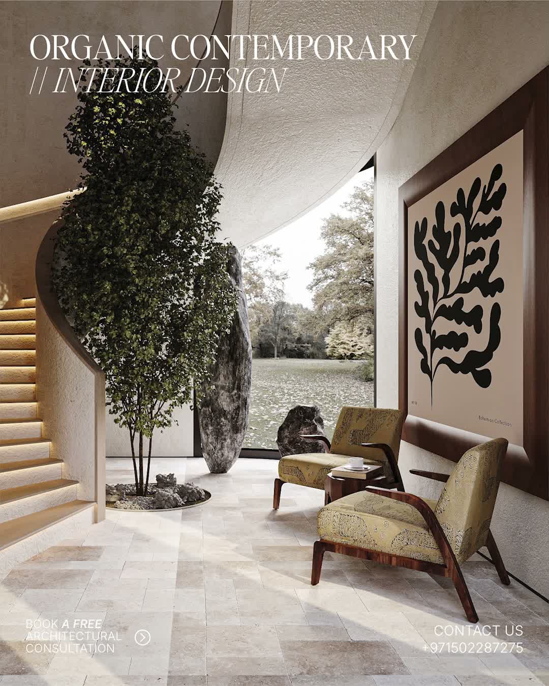 Designed & Build by @imperium.uae

Wood anchors the warmth of the home, paired with stone, plaster,...