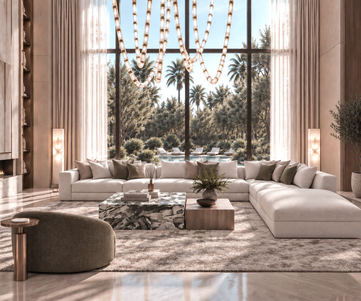 Symmetrical Window Wall